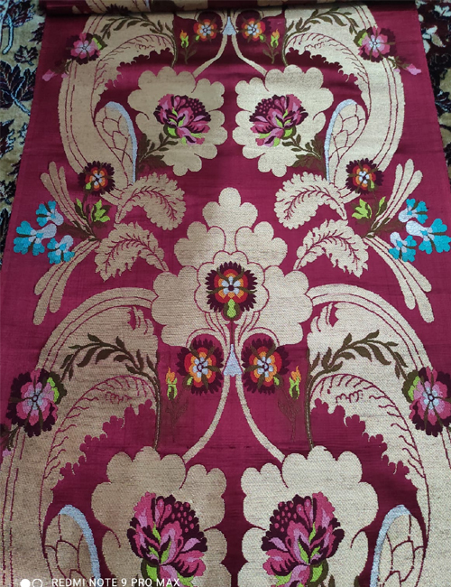 Banarasi Handloom Tibetan Brocade Fabric