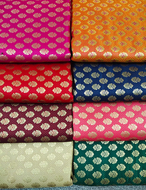 Banarasi silk clearance fabric price