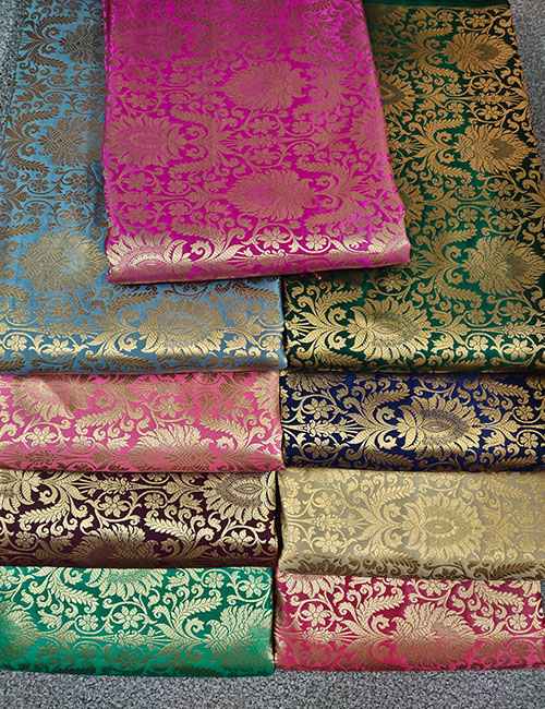 Banarasi Katan Silk Pakiza Brocade Fabric