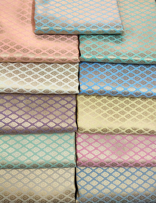 Banarasi Katan Silk Leaf Weaved Brocade Fabric