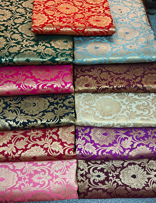 Banarasi Katan Silk Pakiza Brocade Fabric