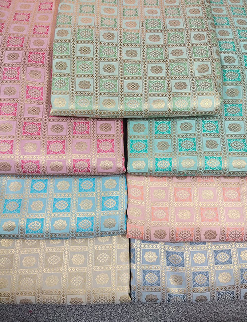 Banarasi Katan Silk Ranghat Weaved Brocade Fabric