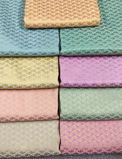 Pestal Shade Banarasi Katan Silk Brocade Fabric