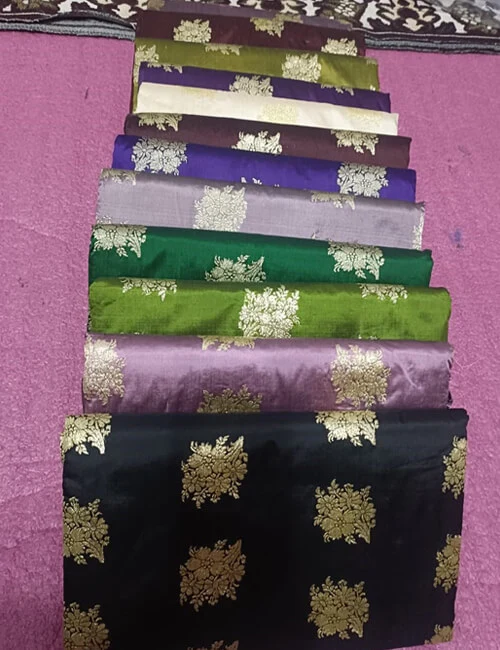 Pure Handloom Katan Silk Fabric
